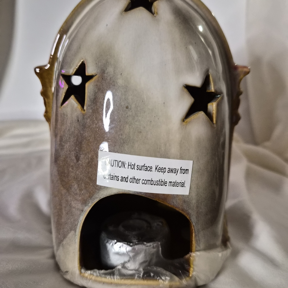 Vintage Ceramic Nativity Scene with Gold Accents RARE No Call-outs - Picture 4 of 10